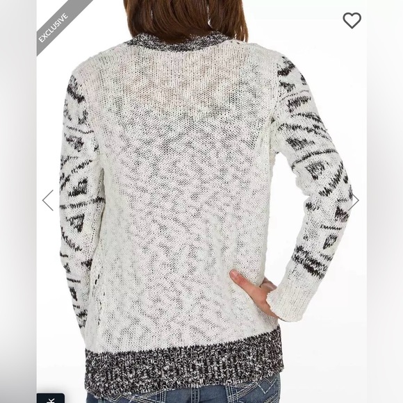 BKE 🤍 Open Weave Cardigan Sweater 🖤 - Picture 2 of 8